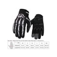 thumbnail image 2 of Men Skeleton Mechanic Sport Gloves Windproof Ski Snowboard Motorcycle Glove, 2 of 8