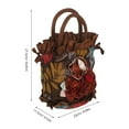 thumbnail image 2 of UPGRATOR Multicolor Flower Clutch Purse for Dressy Events with Floral Bucket Bag Design, 2 of 6
