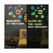 Great Explorations Glowing 3D Solar System Lifetime Glow Toys, 1.2 lb, 240 Count