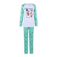 thumbnail image 2 of Qiylii Christmas Family Matching Pajamas, Cartoon Snowman Pullover, Pants, 2 of 7