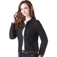 thumbnail image 3 of Richie House Women's Thin Solid Quilted Jacket RH2019-B-XL, 3 of 6