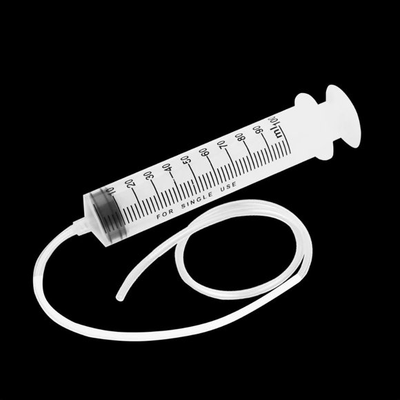 100ml Large Plastic Syringe with 80cm (31.5in) Handy Plastic Tubing (2PC)