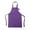 Purple, variant on Opromo Durable Cotton Canvas Kids Aprons with Pocket, String Adjustable, 23" x 17"-BLACKDOT-6 Pack