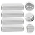 thumbnail image 6 of 4Pcs Small Tin Box Metal Tins Container Rectangular Tins Box Portable Box Containers, 6 of 9