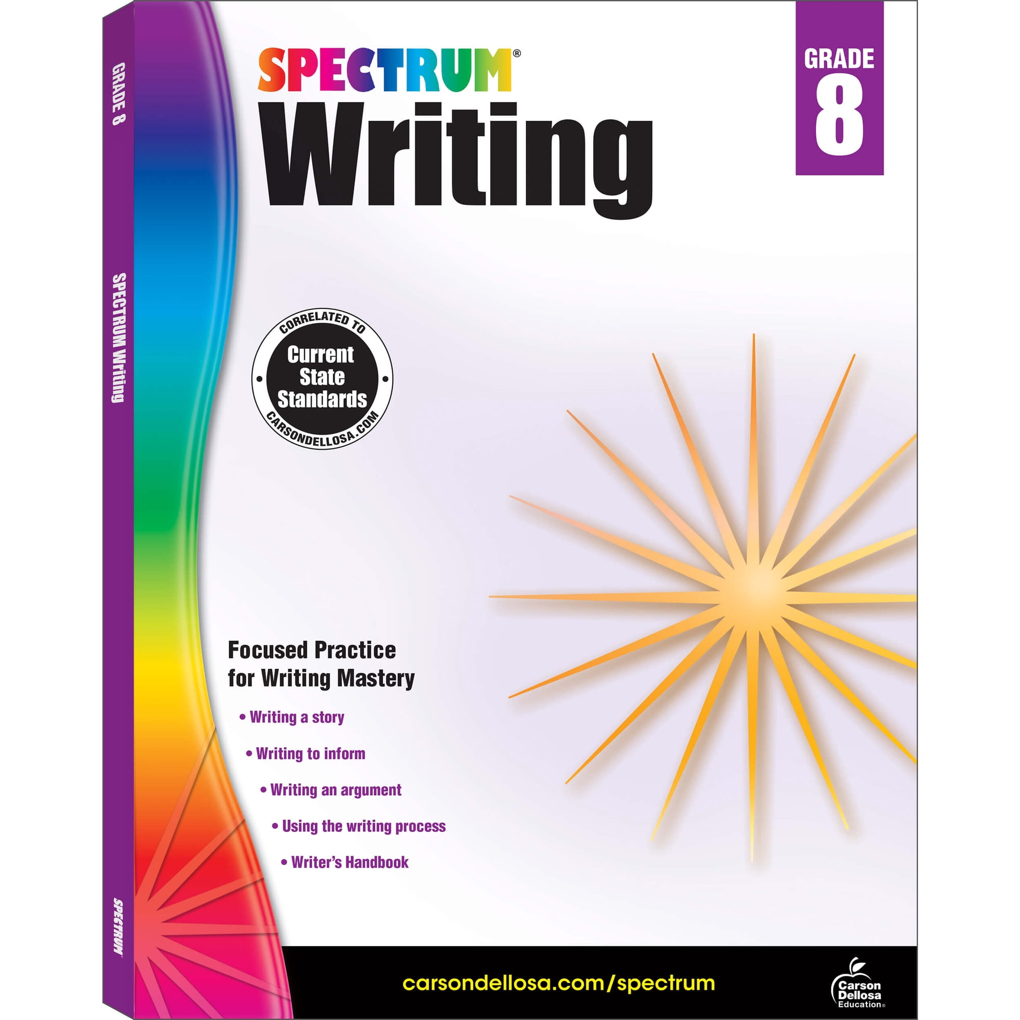 OLD Spectrum Writing Workbook (144 pages) Grade 8