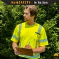 thumbnail image 7 of KwikSafety (Charlotte, NC) MECHANIC Short Sleeve Safety Shirt (w/POCKET & Black Trim) Class 2 ANSI OSHA Custom High Visibility Reflective Tape Construction Security Hi Viz Clothing Men | Orange 2XL, 7 of 7
