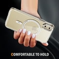 thumbnail image 3 of Decase Magnetic Case for iPhone XS/X,Compatible with Mag-safe,Military-Grade Protection,Slim Stylish Non-Yellowing Shockproof Case for iPhone XS/X,Clear Anti-Scratch Back Cover,Clear, 3 of 8