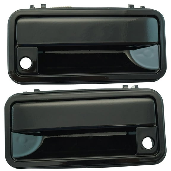 TRQ Outer Outside Exterior Door Handle Pair Set of 2 for Chevy GMC Pickup Truck DHA37115