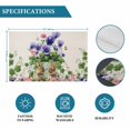 thumbnail image 6 of Spring Easter Placemats Set of 4, Purple Floral Summer Botanical Rustic Placemats for Dining Table, Place Mats for Kitchen Tabletop, Waterproof Wipeable Dining Table Mats Set, 6 of 9