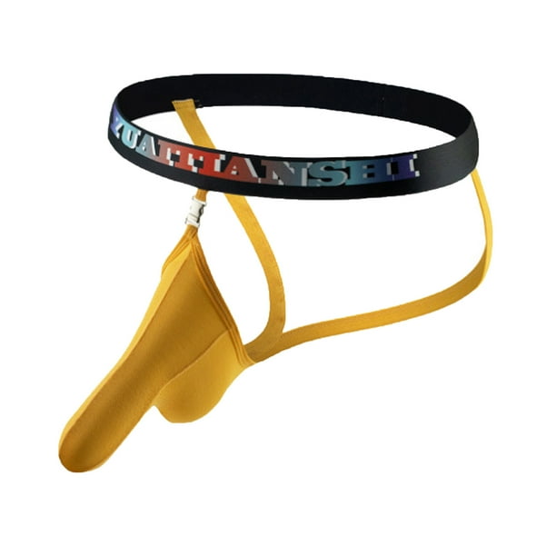 Binmer Mens Briefs Underwear Nose T Pants With Detachable Lock Buckle T