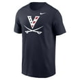 thumbnail image 2 of Men's Nike Navy Virginia Cavaliers Red White & Hoo Logo T-Shirt, 2 of 3