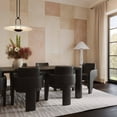 thumbnail image 2 of Leo Black Performance Vegan Leather Dining Chair, 2 of 4