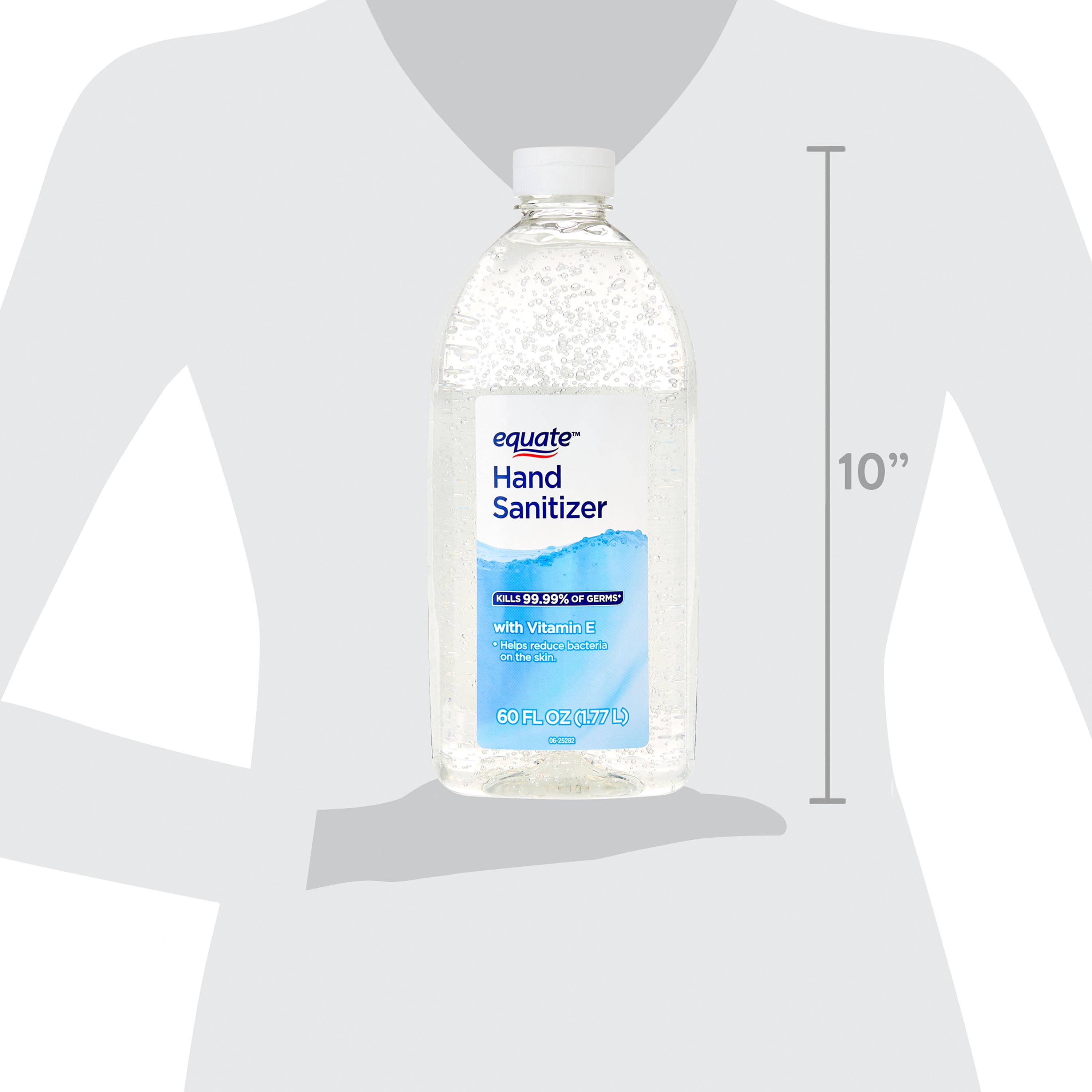 (3 pack) Equate Hand Sanitizer with Vitamin E, 60 fl oz