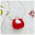 thumbnail image 1 of Little Girls' Cute Rabbit Crossbody Purse Small Bow Shoulder Bag Handbag for Kids - Red,Bunny, 1 of 5