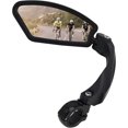 thumbnail image 1 of Espejo retrovisor de motocicleta HD de acero inoxidable - Espejo retrovisor de bicicleta de generación 2.0 (1 pieza cuadrada izquierda), 1 of 3