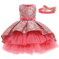 thumbnail image 1 of Robes de Fête Asymétriques pour Filles Princesse pour Filles Robes de Bal Robe, 1 of 5