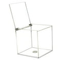 thumbnail image 3 of 6x Soporte de Acrílico para Café, Organizador de Escritorio Transparente, a Prueba de Polvo, con Tapa Abatible, Vitrina para Oficina, Barra de 6 piezas, 3 of 8