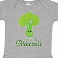 thumbnail image 4 of Inktastic Believe in Broccoli Boys or Girls Baby Bodysuit, 4 of 5