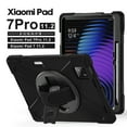 thumbnail image 4 of XYX Case for Xiaomi Pad 7/Xiaomi Pad 7 Pro 11.2 inch with 360 Degree Rotating, Hand Strap, Shoulder Strap, Black, 4 of 7
