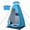 BLUE, variant on Shower Tent Pop-Up Privacy Tent Camping Portable Toilet Tent Outdoor Camp Bathroom Changing Dressing Room Instant Privacy Shelters for Hiking Beach Picnic Fishing Potty, Extra-Tall, UPF 50+