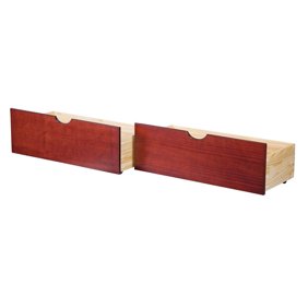 Furniture Of America Gosney 3 Underbed Storage Drawers In Cherry