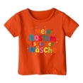 thumbnail image 4 of Haut Camisole Filet pour Enfants Carnaval Imprimé Couleur Col Rond T-Shirt à Manches Courtes, 4 of 4