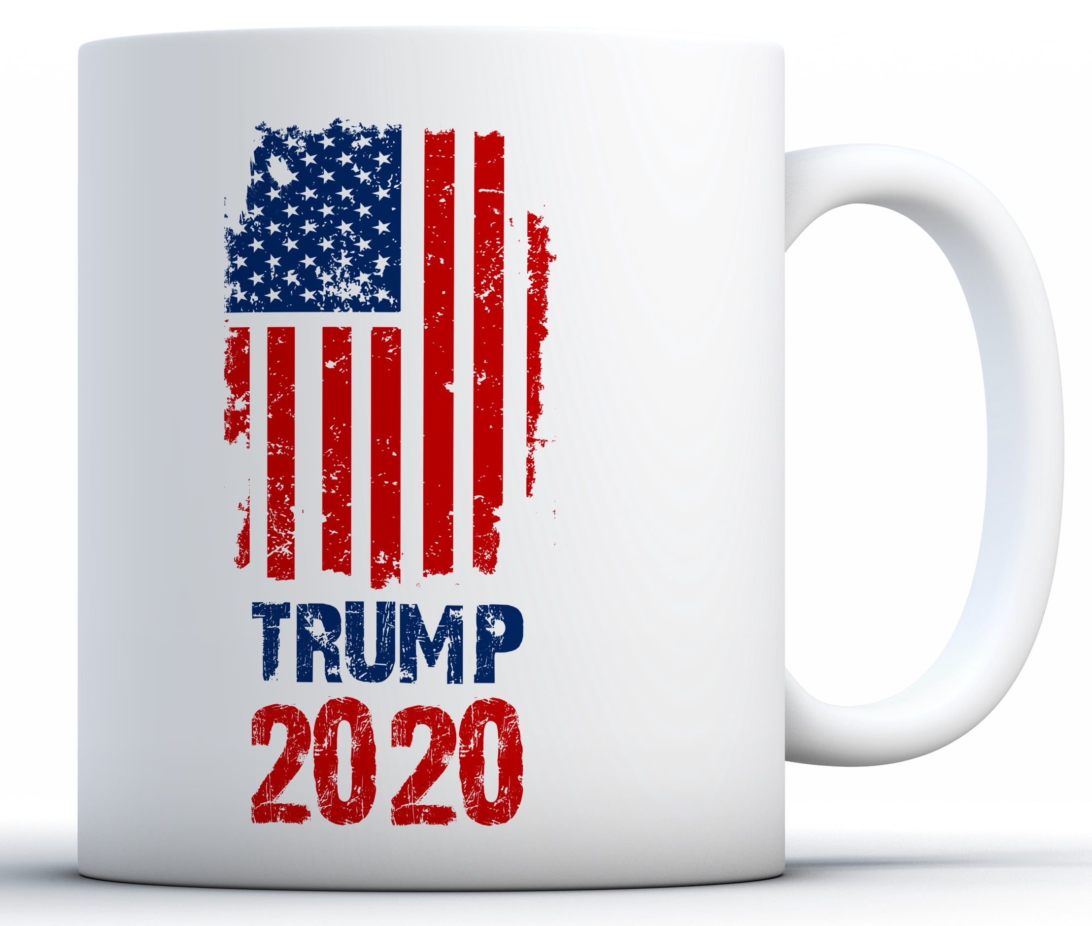 Awkward Styles Trump 2020 Flag Mug Trump Flag 2020 Coffee Mug Republican Gifts for Men and Women Donald Trump Mug President Trump Gifts for Coffee Lovers USA Trump Flag Coffee Cup Trump Travel Mug