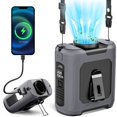 thumbnail image 1 of Ventilador de cintura AIDIAM 2025 AI Portable 5 velocidades 16000 RPM 40H, 1 of 9