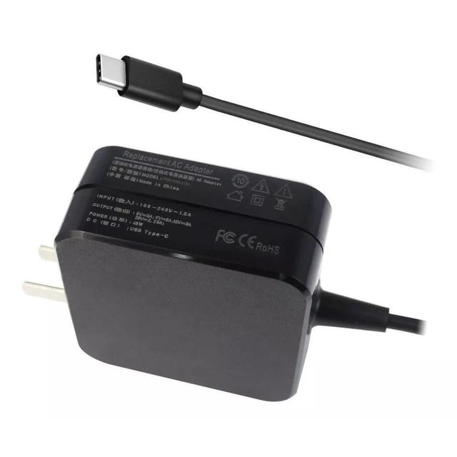 Cargador Asus Tipo C 65W 20V 3.25A Zenbook 3 Ux390U Genérico Asus q325 q325u q325ua