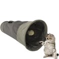 thumbnail image 6 of Foldable Cat Tunnel Interactive indoor and outdoor Hole Play Hide and with Ball Training for Kitten Puppy Rabbit Dogs , grey, 6 of 8