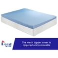 thumbnail image 2 of Roost Sleep Cool Cloud 3" Gel-Infused Memory Foam Cooling Mattress Topper, Queen, 2 of 9