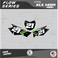 thumbnail image 3 of Kalair GFX Graphics Kit for Kawasaki KLX140R (2019-2023) Flow Series, 3 of 5