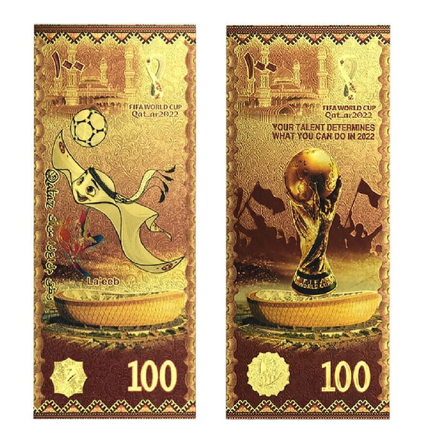 Mascota Oficial Mundial Qatar Catar 2022 en Billete Qatar Qatar 2022