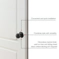 thumbnail image 5 of Design House Ball Interior Non-Turning One-Sided Dummy Door Knob, Matte Black, 5 of 14