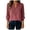 Brick Red, variant on Womens V-Neck Dressy Lace Blouse Ruffle Long Sleeve T Shirt Fall Fashion Clothes Casual Boho Tees Tops (Orange, XXL)
