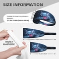 thumbnail image 2 of Heart Axolotl Headbands for Women Men, Workout Elastic Sweat Band for Yoga Running Cycling Gym Exercise Non Slip Head Bands for Women's Hair, 2 of 5