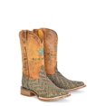 thumbnail image 3 of Women's Tin Haul Laced Boots with Horse Sole Handcrafted Tan, 3 of 3