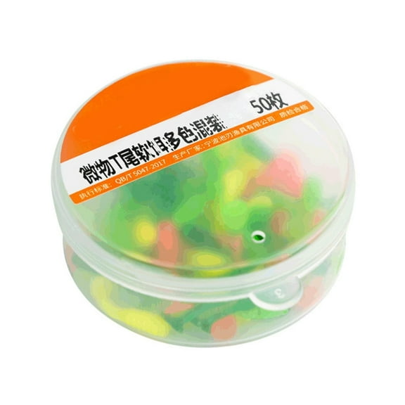 50Pcs Fishing Lures for Freshwater Saltwater Paddle Tail Swimbaits Artificial Baits Fishing Lures for Swim Baits