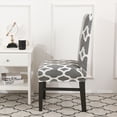 thumbnail image 4 of Stretch Chair Slipcovers Geometric Pattern Chair Seat Cover Protector for Dining Room Home Hotel Party Banquet, 4 of 8