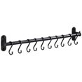 thumbnail image 1 of Wall Mounted Metal Kitchen Utensil Holder Rack with 10 Hooks, 1 of 5