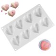 thumbnail image 3 of Molde de silicona con forma de corazón de 8 cavidades, molde para hornear pasteles en forma de corazón de amor 3D, molde para hornear, herramientas de bricolaje para pasteles y dulces oso de fresa Electrónica, 3 of 5