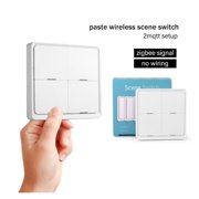 Tuya Smart ZigBee 3.0 Wireless 12 Scenes Wall Switch Button Controller Adhesive Smart Automation ,Trusted and Reliable