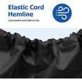 thumbnail image 5 of iCOVER Pedal Boat Cover, Fits 3 or 5 Person Paddle Boats Water Proof Heavy Duty Paddles Cover, Black, 5 of 7
