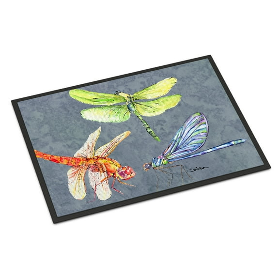 Dragonfly Times Three Door Mat Doormat