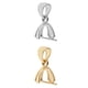 thumbnail image 1 of 2 Piezas de Fianza de 925 s Gloria Conector Colgante Clip de Cierre Colgante para Joyas 5.5mm, 1 of 9
