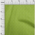 thumbnail image 1 of oneOone Cotton Cambric Green Fabric Chevron Bandhani Craft Projects Decor Fabric Printed By The Yard 56 Inch Wide, 1 of 4