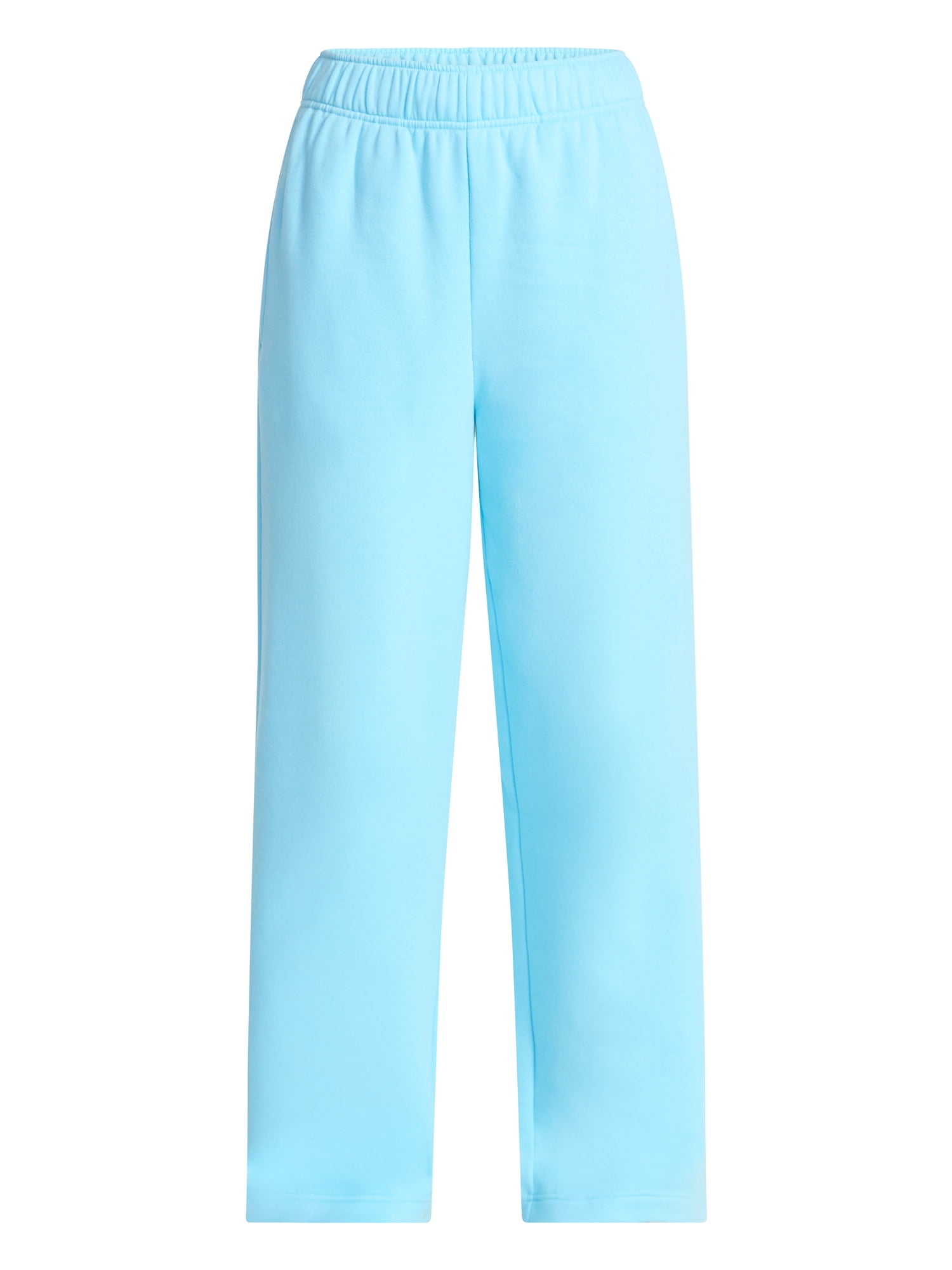 No Boundaries Soft Fleece Wide Leg Pants, 30” Inseam, 1 or 2-Pack, Women’s XXS-4X