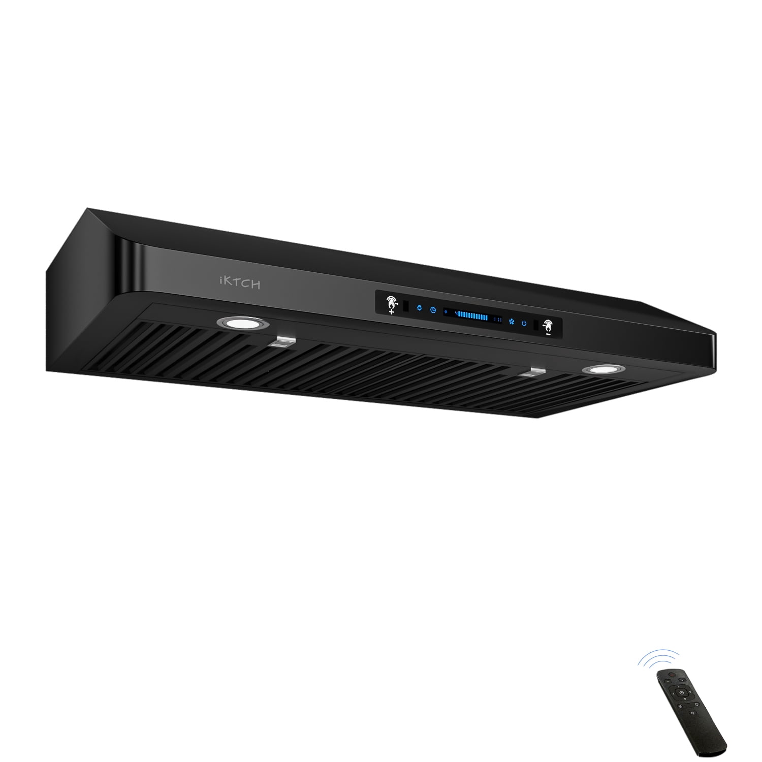 IKTCH 30 Inch Under Range Hood with 900CFM, 4 Speed Gesture Sensing&Touch Control Panel