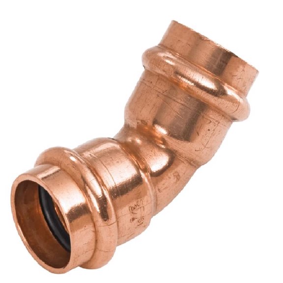 NIBCO Press Elbow PC606 45 Degree - Copper Fitting - 3/4 In. x 3/4 In.