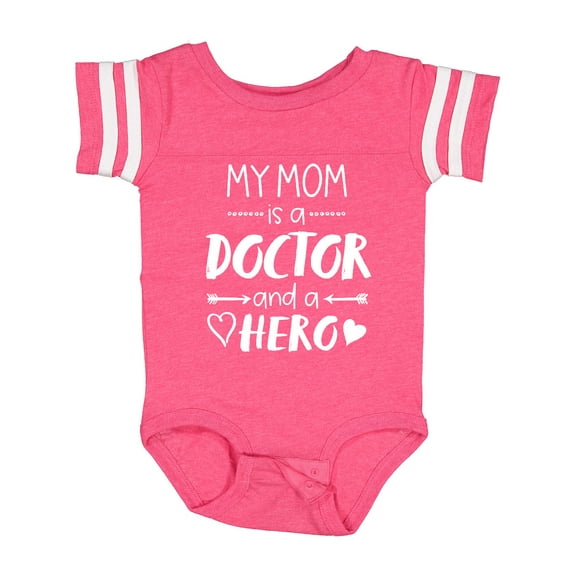 Inktastic My Mom is a Doctor and a Hero Boys or Girls Baby Bodysuit